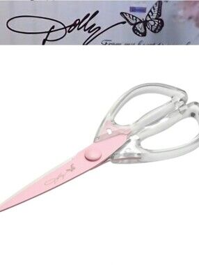 Dolly Parton All Purpose Acrylic Kitchen Shears- Pink